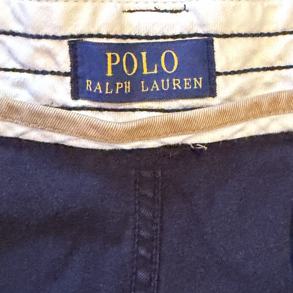 NWT Polo Ralph Lauren Cargo Shorts Classic Polo Chino Navy Blue Men's 40 Outdoor - Picture 3 of 13